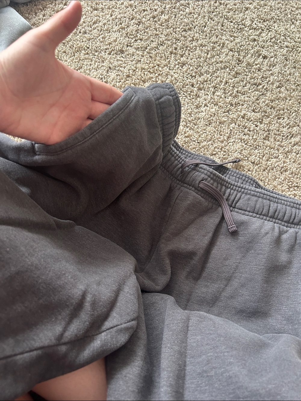 tek gear Men's Dark Gray Sweatpants Joggers - Picture 2 of 3